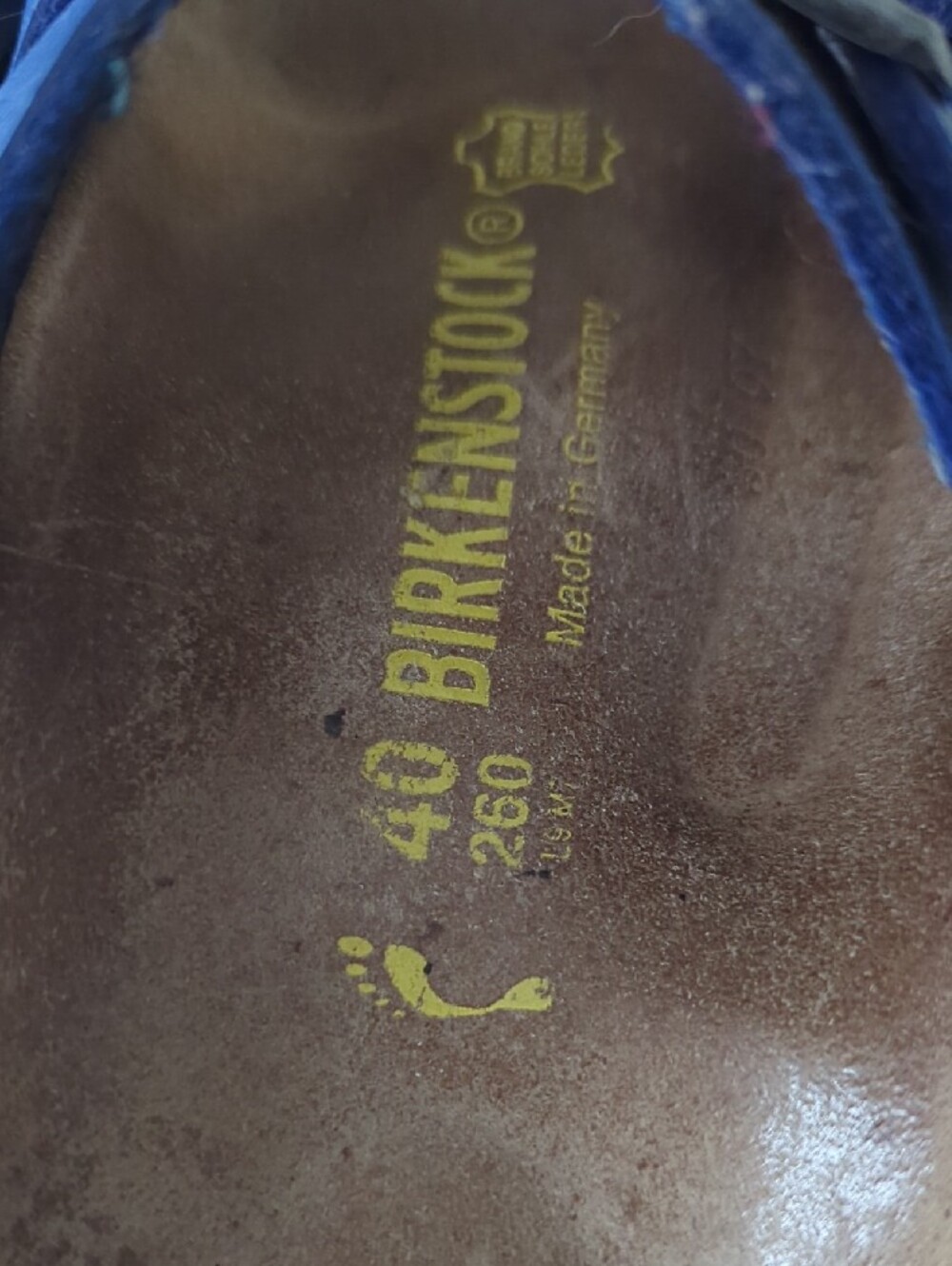 Birkenstock Blue Triple-Strap Women's Florida Sandal - Picture 2 of 8